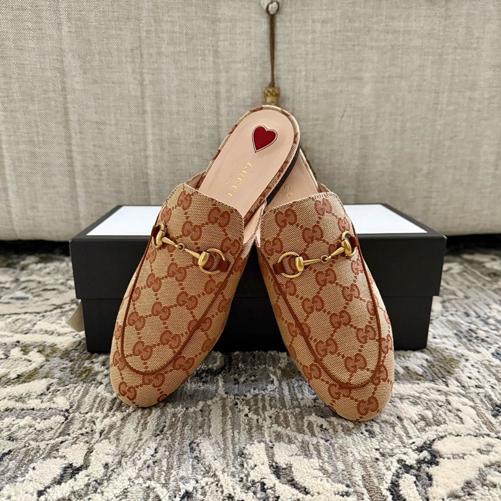 Gucci Princetown Brown Mule